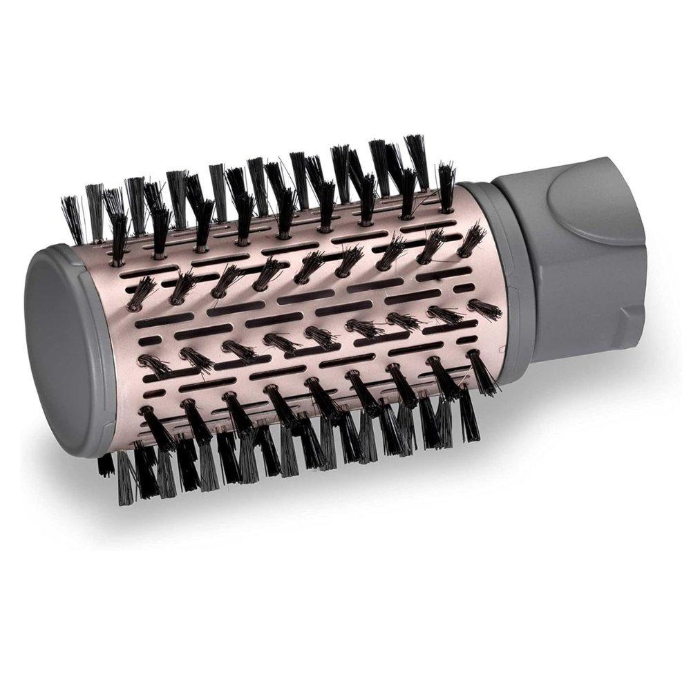 Babyliss air styler rotating hair brush (as960sde) - 1000w powerful motor - ionic anti-frizz technology - 4 interchangeable attachments (50mm & 20mm brushes, straightener, dryer) with storage bag - p 4
