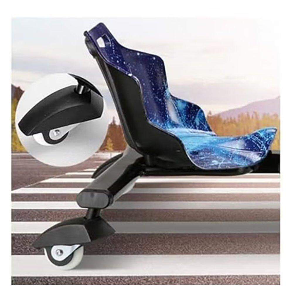 Electric Drifting Scooter for Kids with 36V Rechargeable Battery, 3 Adjustable Speeds, Bluetooth Music, LED Front Light, Digital Display, Hand Brake, Safe & Durable Drift Scooter for Kids Ages 3–8 4