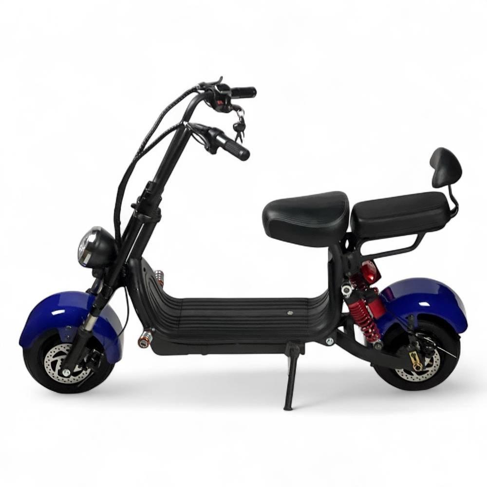 Harley Design Electric Scooter, 48V Battery, 1000W Motor, Up to 70 km/h Max Speed, 10-Inch Wide Wheels, Front & Rear Suspension, Disc Brakes, High-Performance Electric Kick Scooter 4