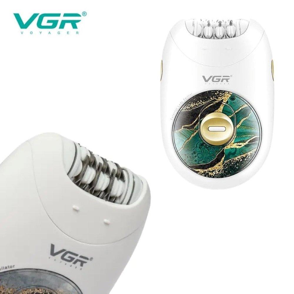 Vgr v-706 epilator is specifically designed for women to meet their basic requirements. This hair removal device removes hair directly from the skin rather than cutting it. It is an alternative metho 3