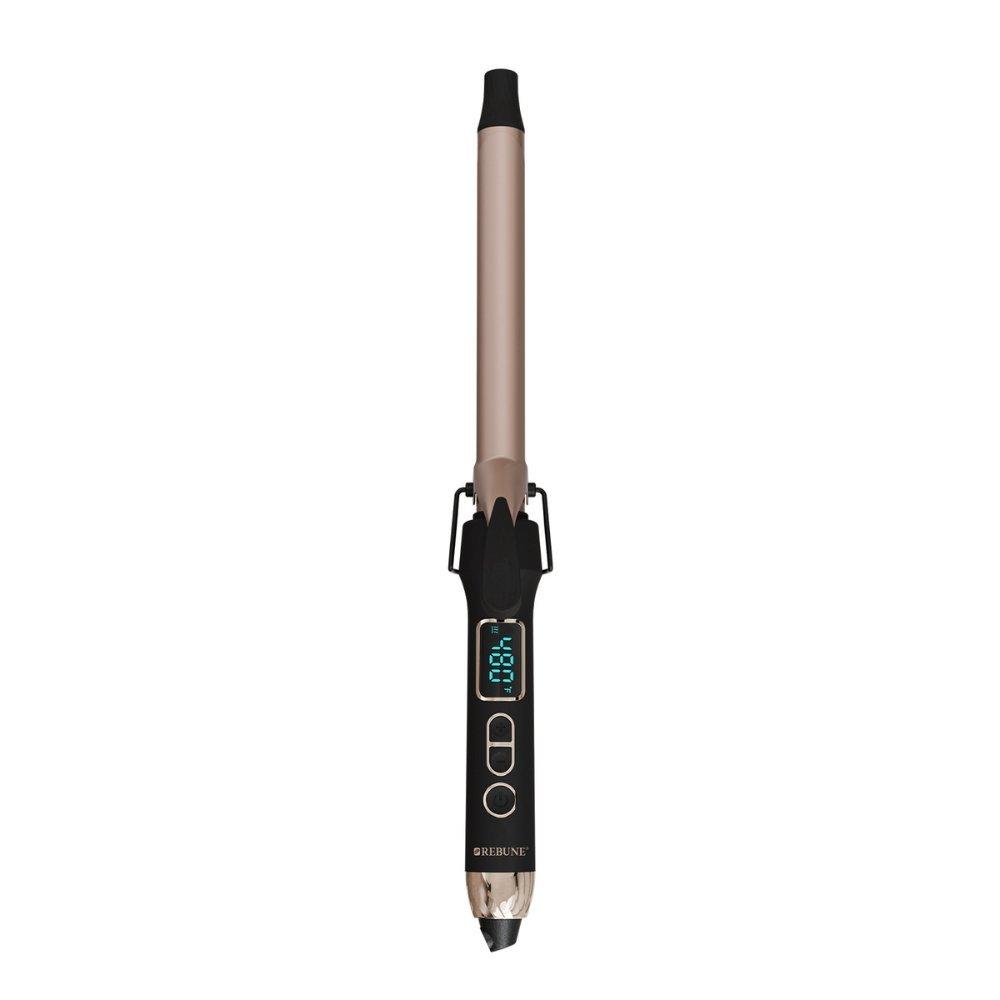 Rebune re-2190 premier series 28mm ceramic hair curler - high-performance tourmaline curling iron for large voluminous waves & loose natural curls 3