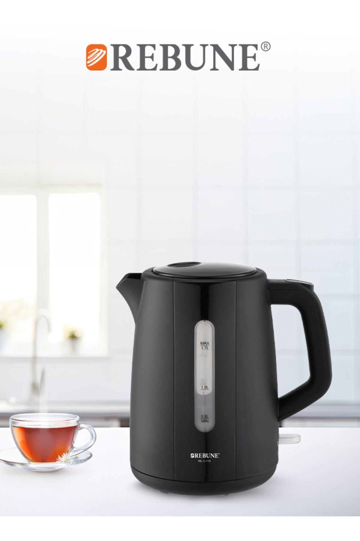 Rebune Electric Kettle 1.7L 2200W with Water Filter 4