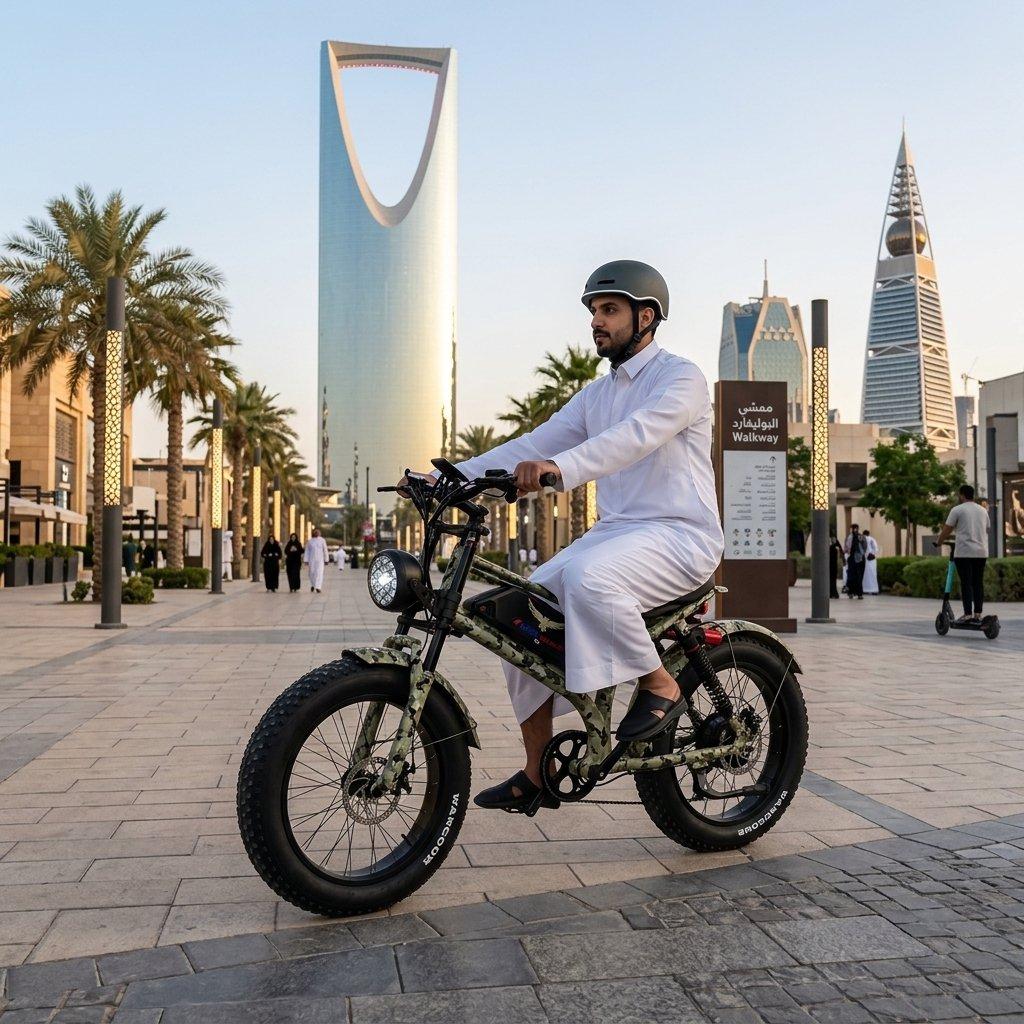 Sport off-road electric bike 1000w motor - fat tires size 20, 48v 15ah battery & shimano gears 4