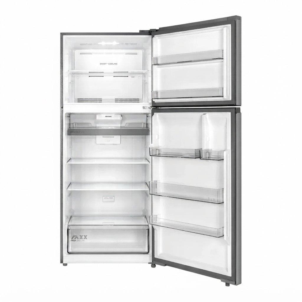 Midea two-door refrigerator, metallic stainless steel color, 15.9 cu. Ft., inverter – mdrt611mmu46do 4