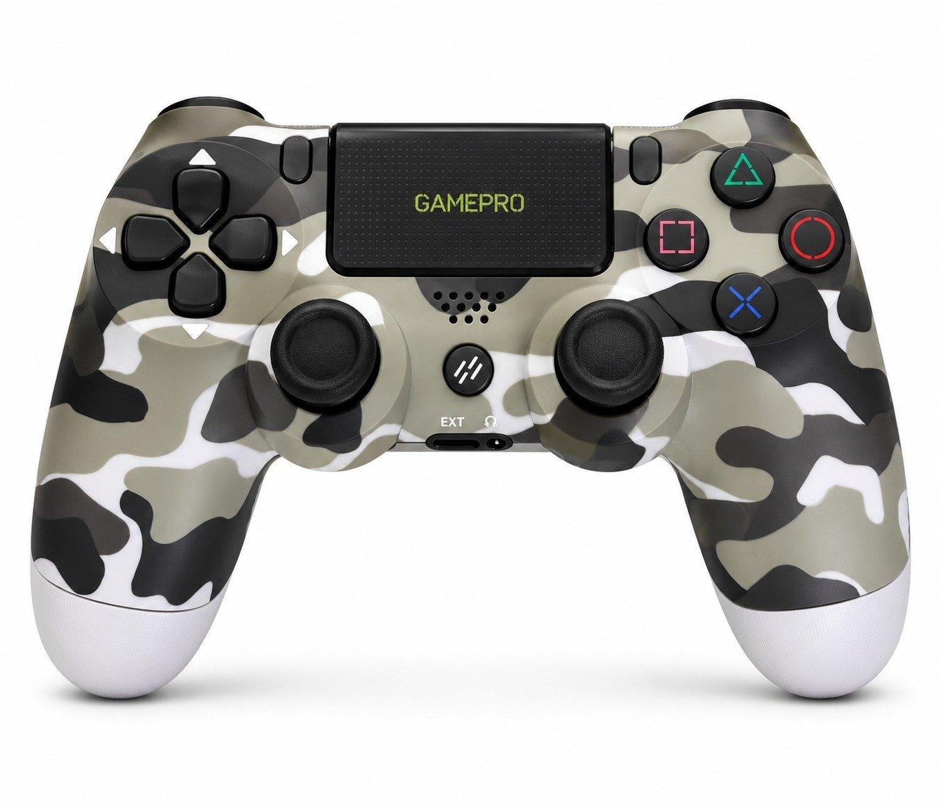 Gamepro,joystick, 4 wireless controller, for playstation 4, programmable buttons, vibration and motion sensor, army brown 3