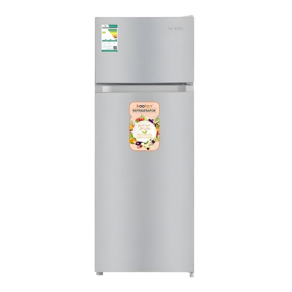Koolen double-door refrigerator, 211 liters – 7.4 cubic feet – defrost – silver – 811102002 3