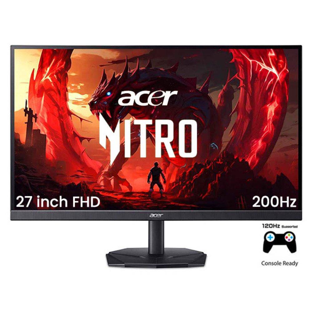 شاشة ألعاب ايسر نيترو kg271 مقاس 27 بوصة فل اتش دي hdr10 ،1920x1080، تقنية العرض ips، معدل التحديث 200 هيرتز، سرعة الاستجابة 0.5 ملي ثانية، تقنية المزامنة amd فري سينك بريميوم، تدعم 120hz على بلاي ست 3