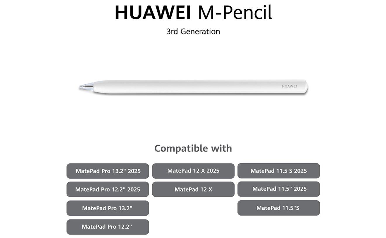 HUAWEI M-Pencil,3rd generation , White - eXtra