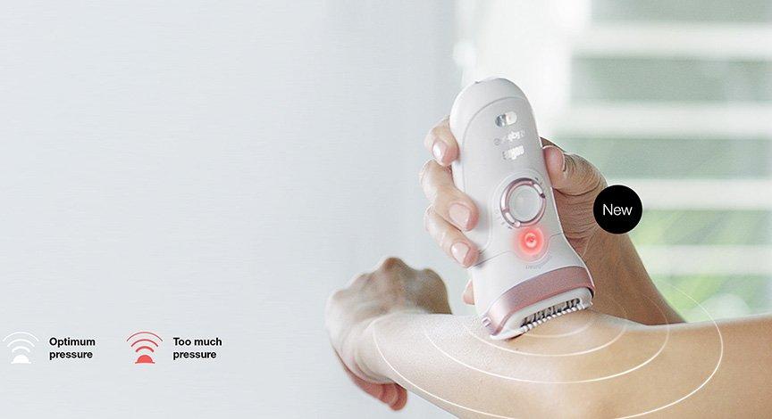 Braun Silk-epil 9 SkinSpa SensoSmart 9/980 Wet & Dry Epilator with