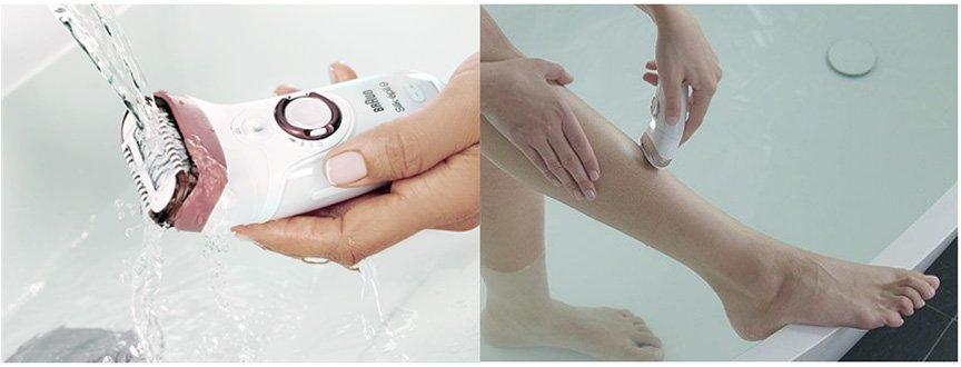 Braun Silk-epil 9 SkinSpa SensoSmart 9/980 Wet & Dry Epilator with