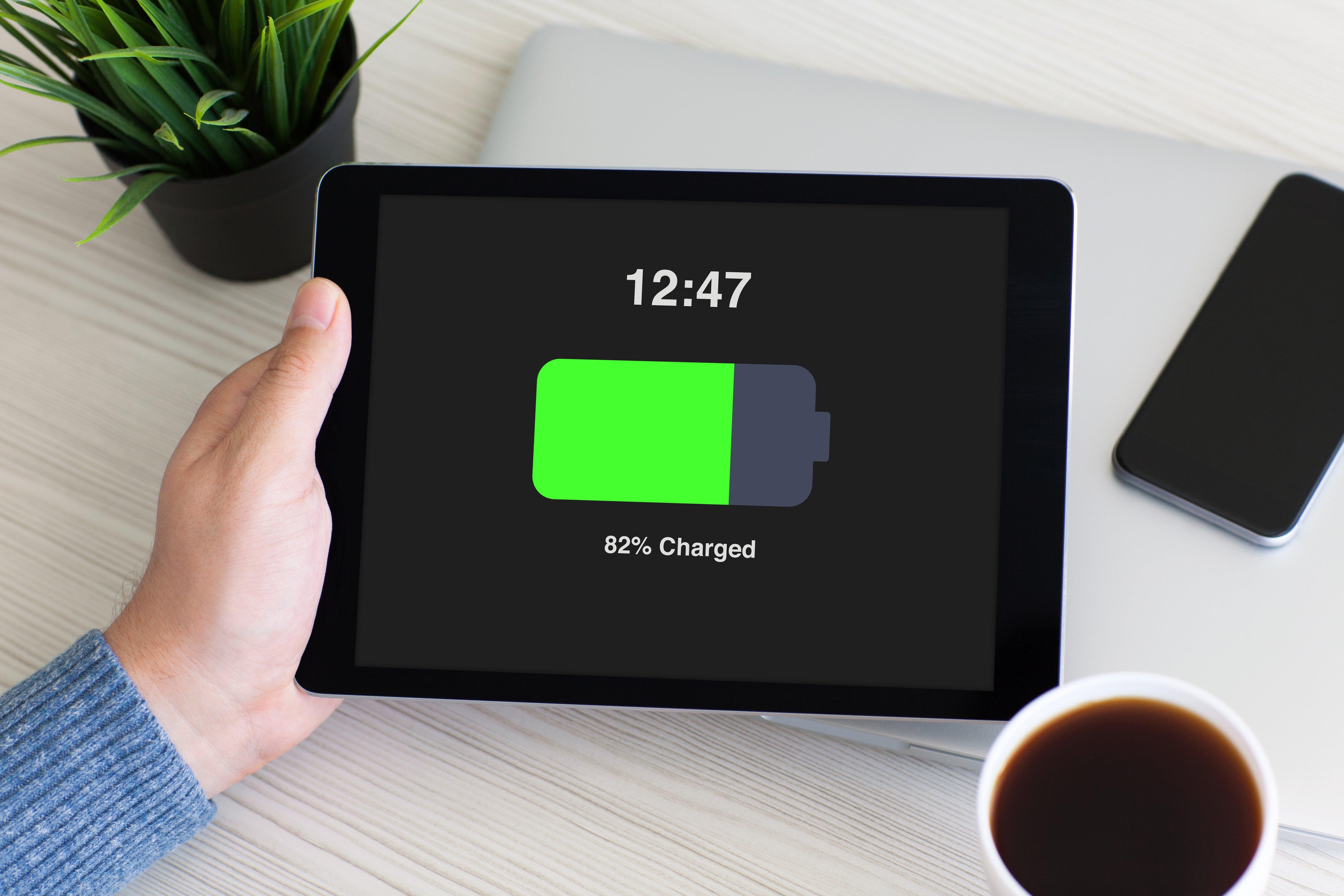 صورة بطارية الجهاز اللوحي