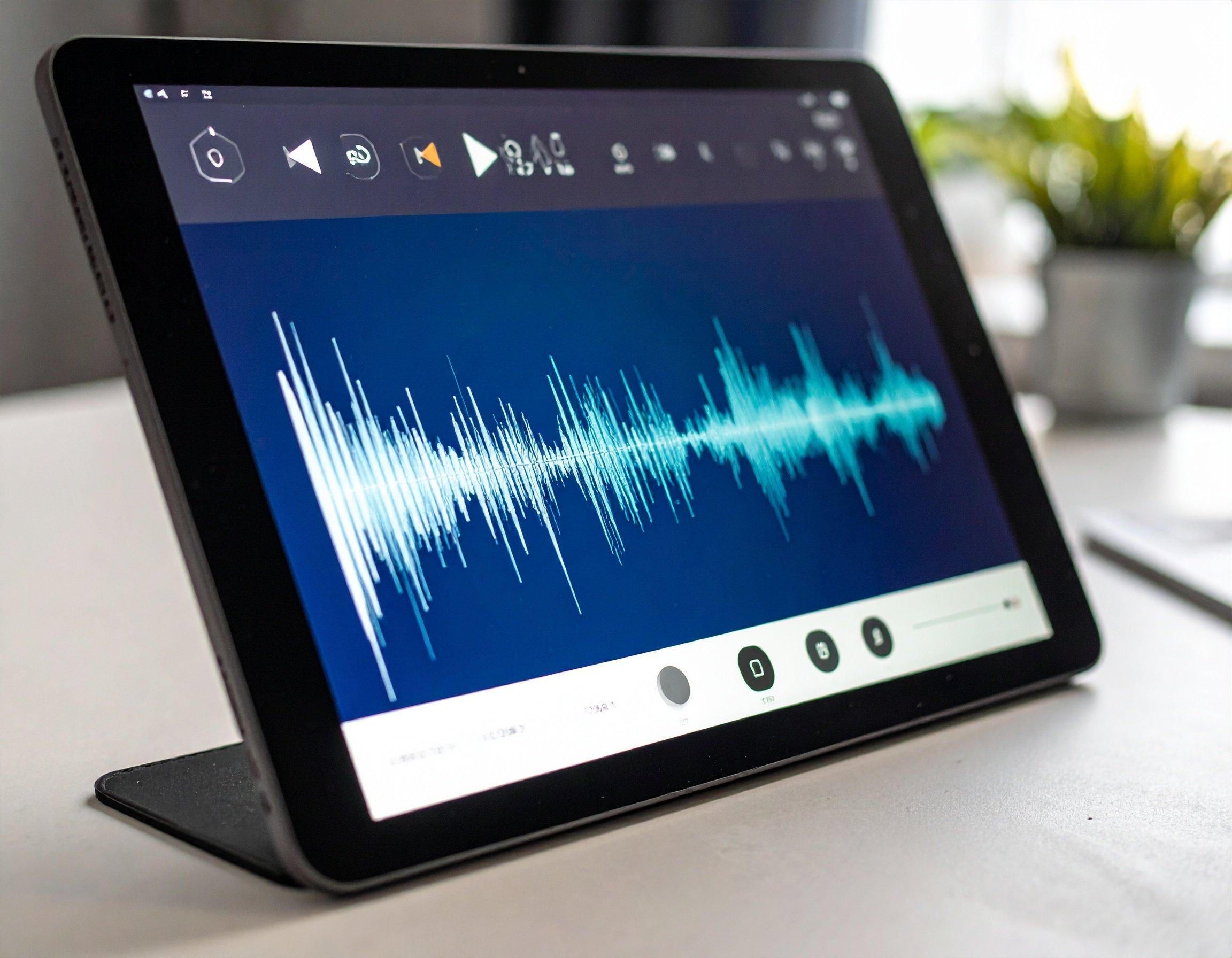 صورة صوت الجهاز اللوحي