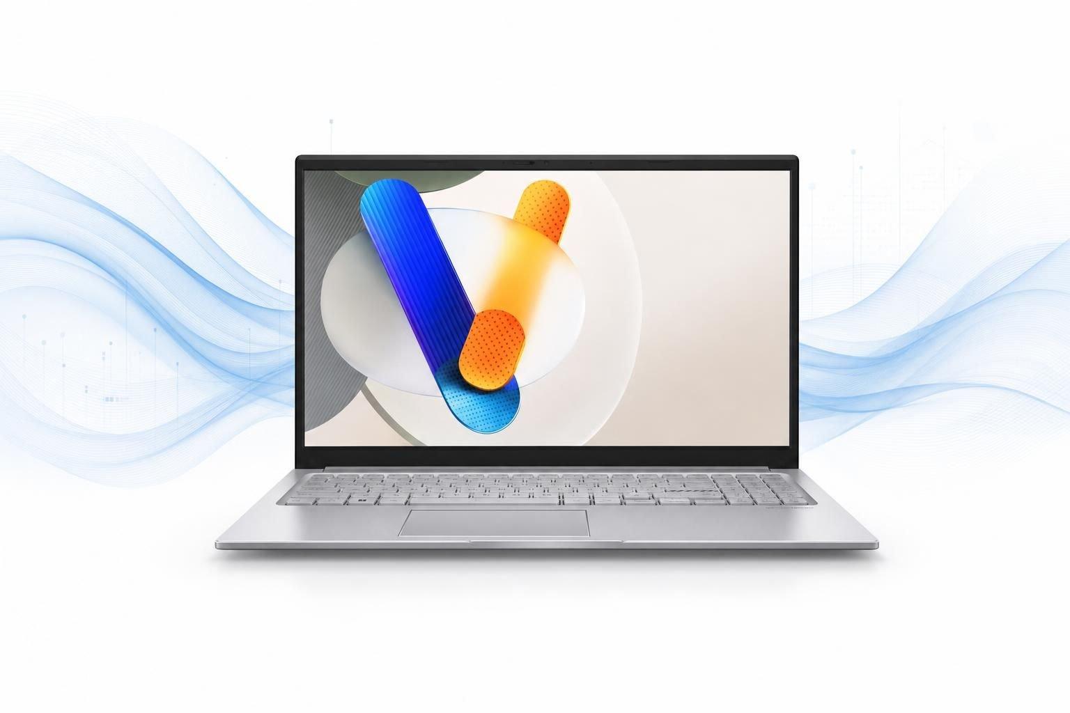 ASUS Vivobook 15 - Clamshell, Intel Core 5-1.4 GHz - up to 5.0 GHz - 12MB Cache , 10 Cores , 16GB-DDR5, 512GB SSD -15.6 Inch FHD/16:9/Anti-glare - 60Hz, Intel Graphics, BT5.2, 720p HD, Win 11, Cool Silver
