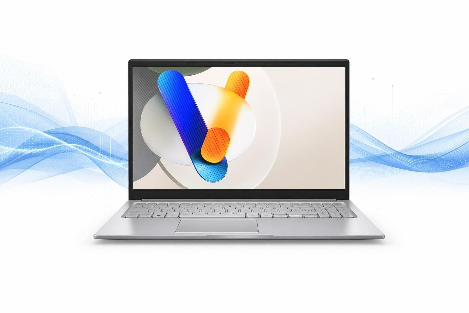 ASUS Vivobook 15 - Clamshell, Intel Core 7-1.8 GHz - up to 5.4 GHz - 12MB Cache , 10 Cores , 16GB-DDR5, 512GB SSD -15.6 Inch FHD/16:9/Anti-glare - 60Hz, Intel Graphics, BT5.2, 720p HD, Win 11, Quiet Blue