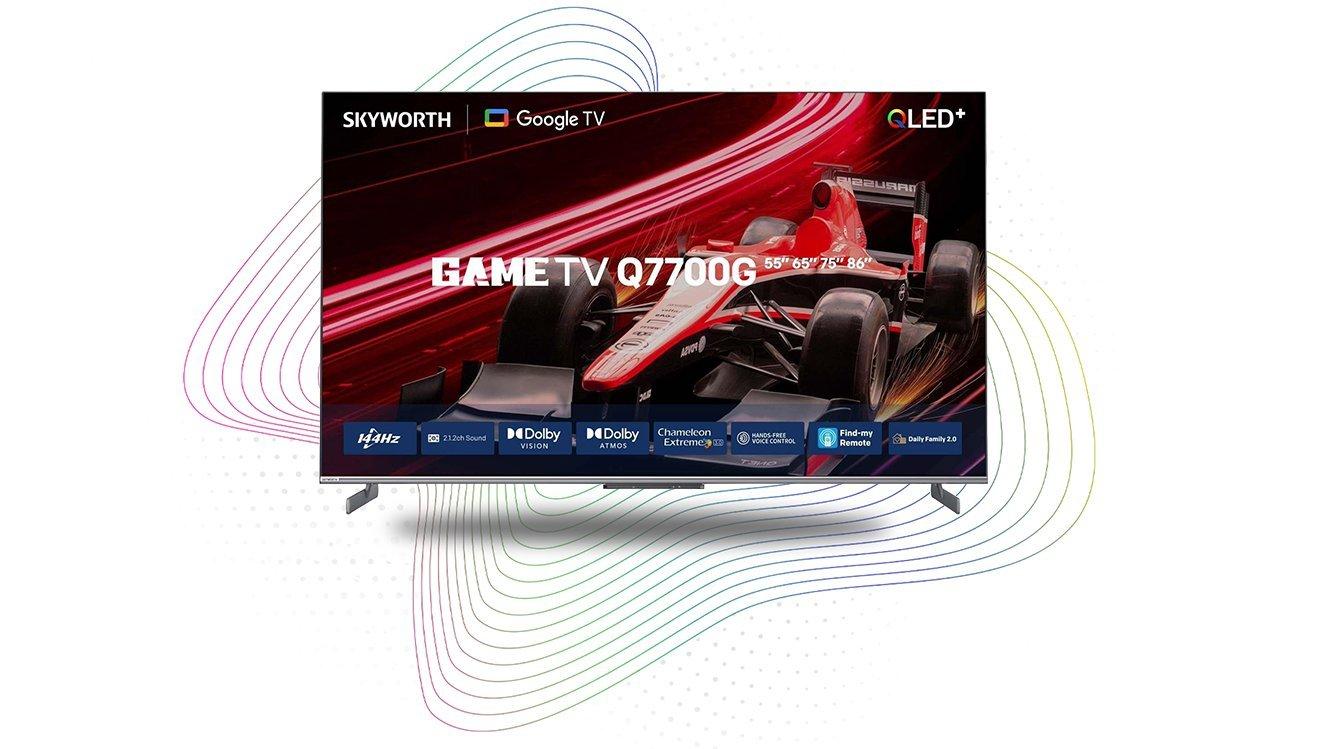 Skyworth, 55 Inch, 4K QLED Smart LED TV, 144 Hz - eXtra