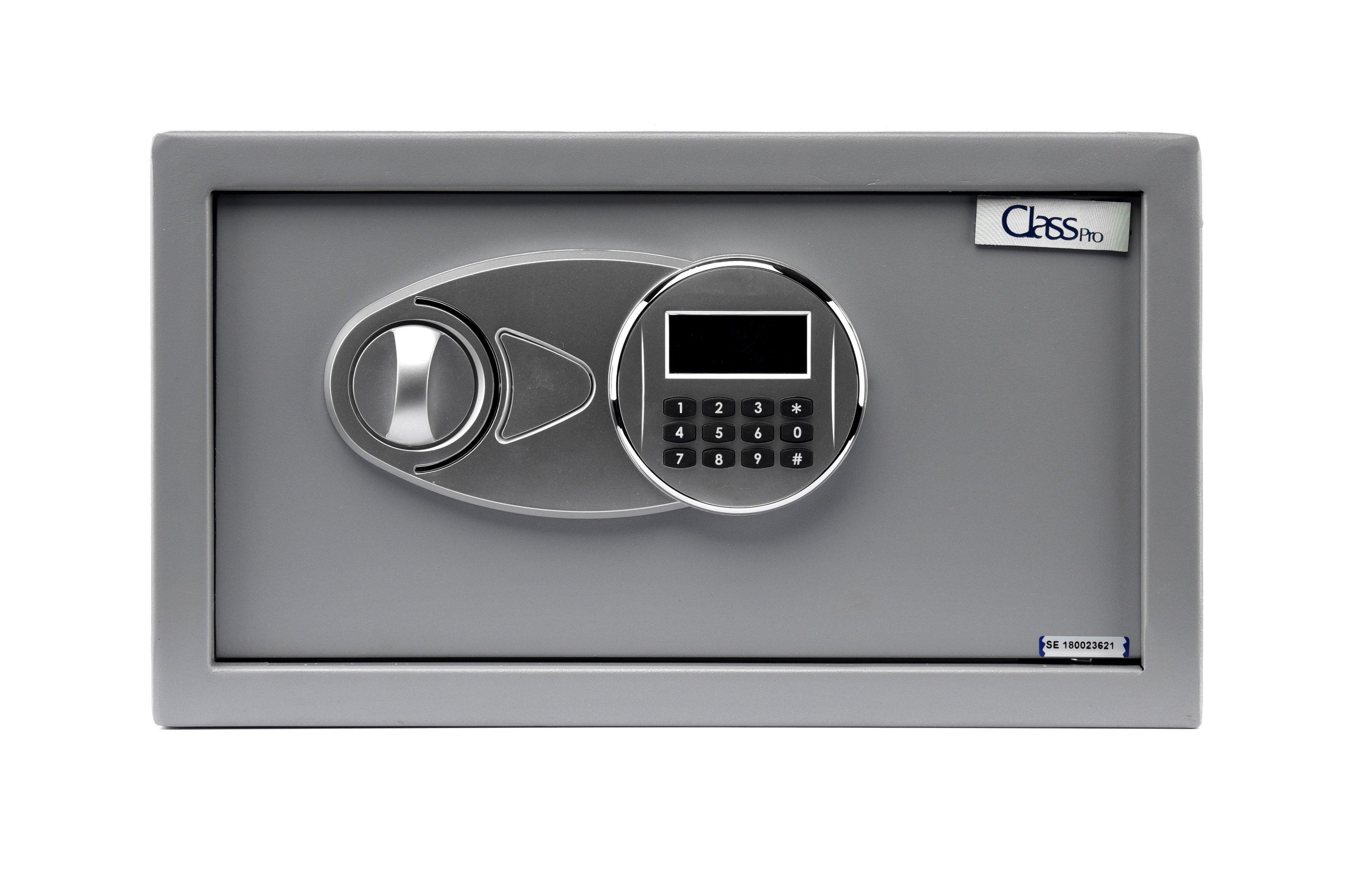 CLASS PRO, Burglary Safe Box, 22.9 X 40.5 X 33.5 CM, Silver - eXtra