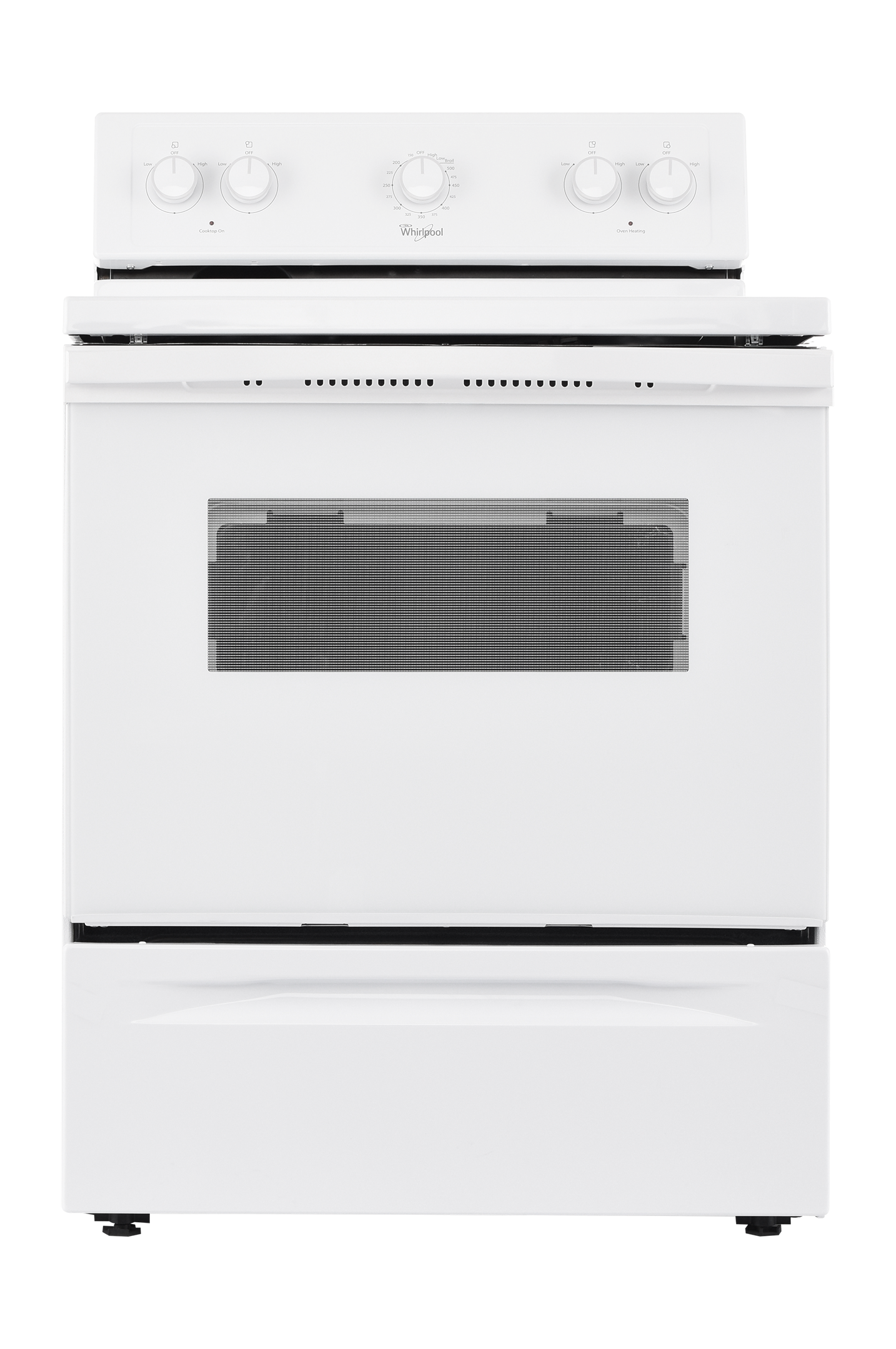 Whirlpool Free Standing Electric Range, 30 Inch, 4 Coils, White