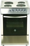 Hoover 60x60 Electric Cooking Range,4Hot Plates, Stainless Steel