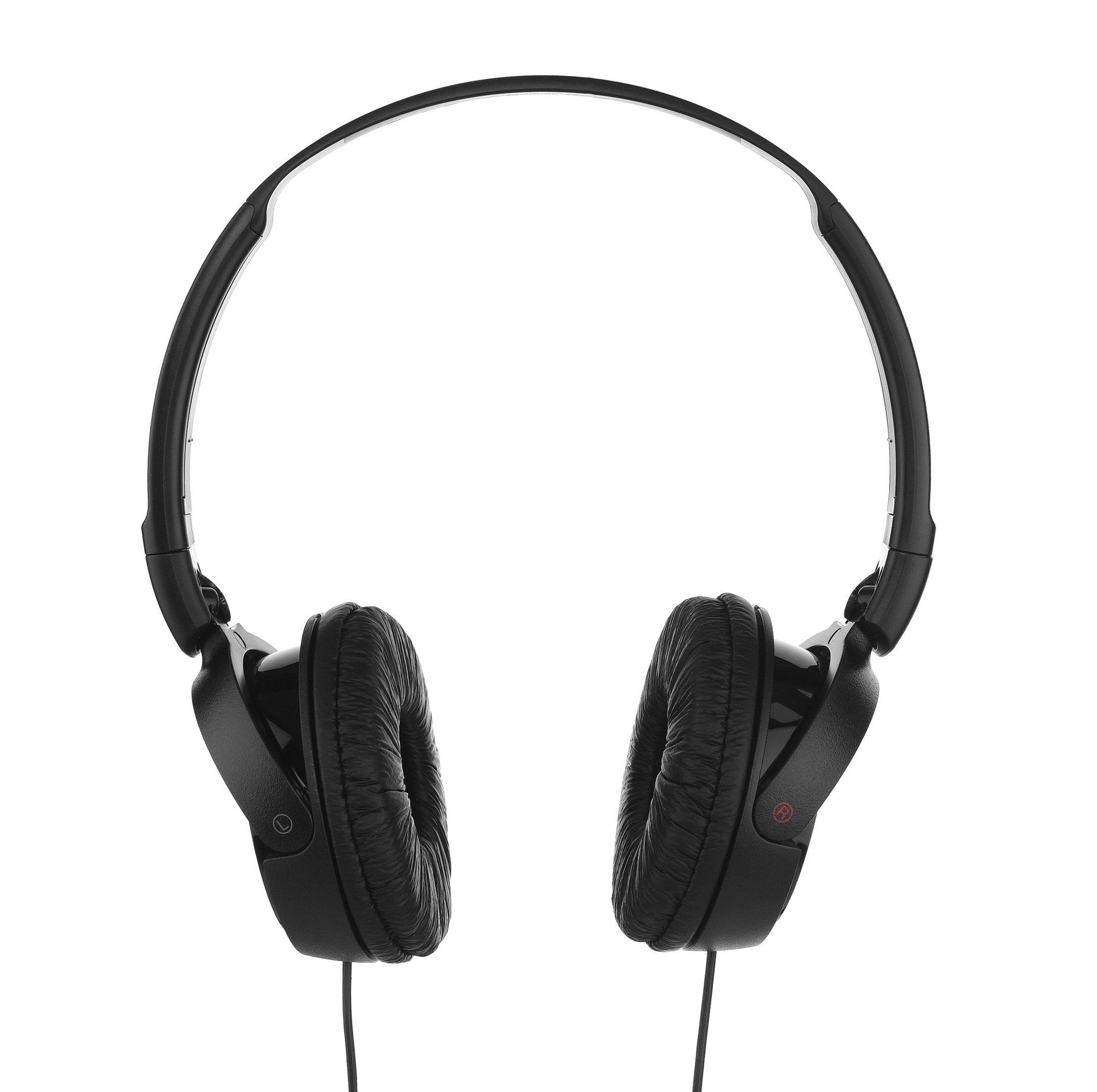 Sony MDR-ZX110 Headphones Foldable - Black