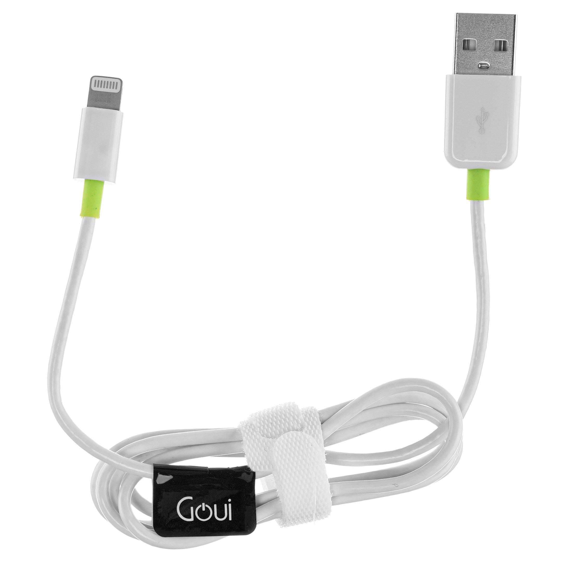 Buy Goui Lightning USB Cable, White in Saudi Arabia