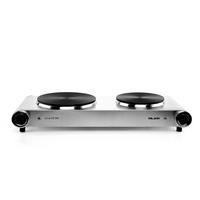 Palson, 2500 W, Double Steel Plus Electric Hob, Silver
