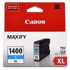 Canon 1400XL, Ink Cartridge, 1200 Pages, Cyan.