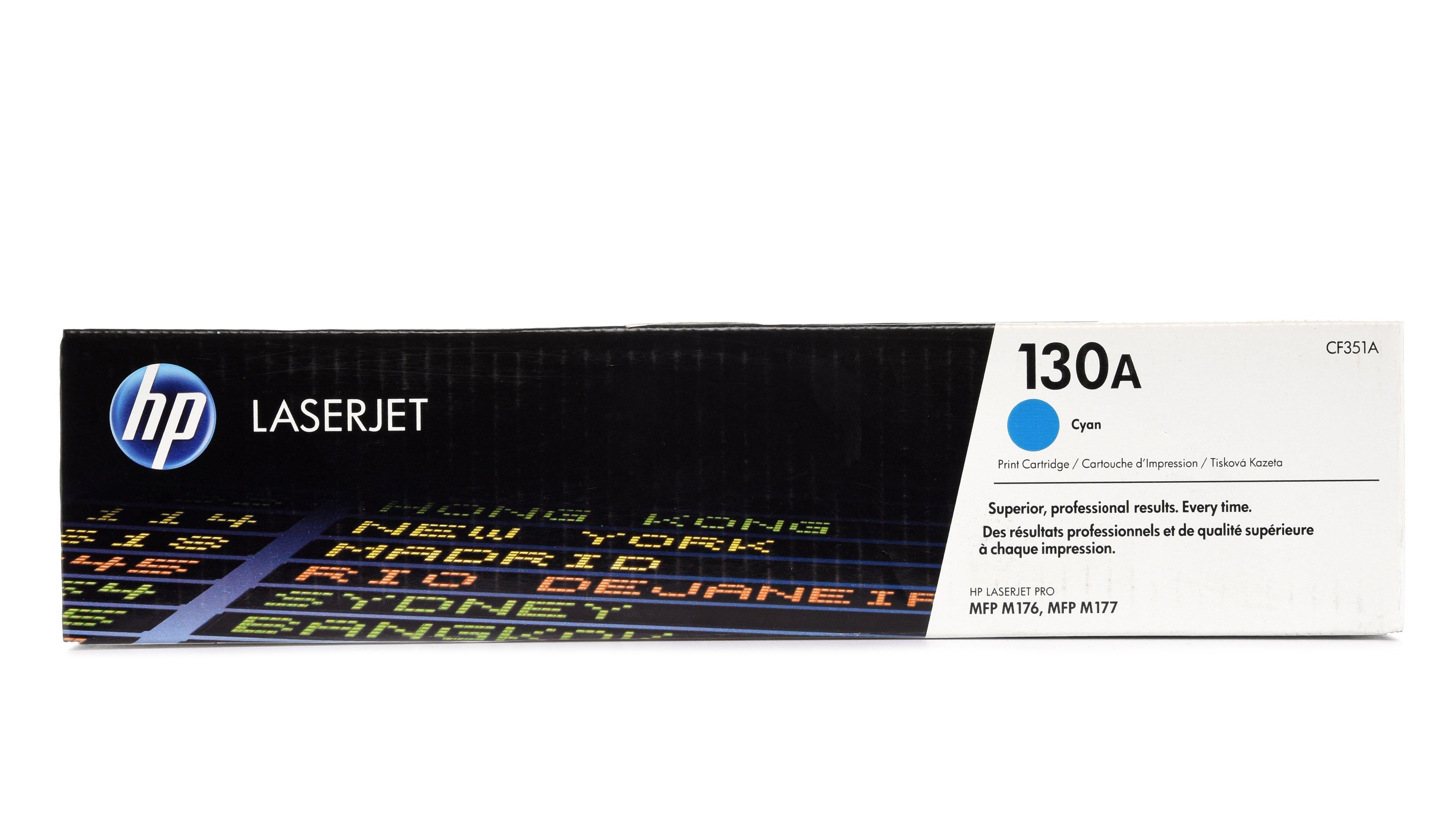 HP 130A Cyan Original LaserJet Toner Cartridge CF351A - eXtra