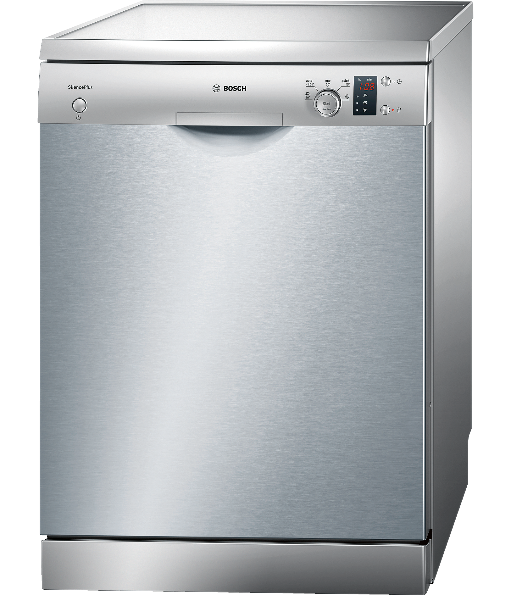 Bosch Dishwasher,12 Place Settings, 5Programs, Silver Inox ...