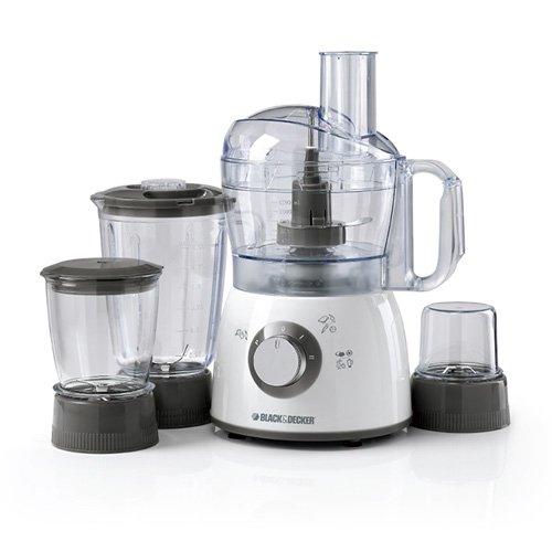 Black and Decker Food Processor, 400 Watts, 1.25L, White eXtra Bahrain