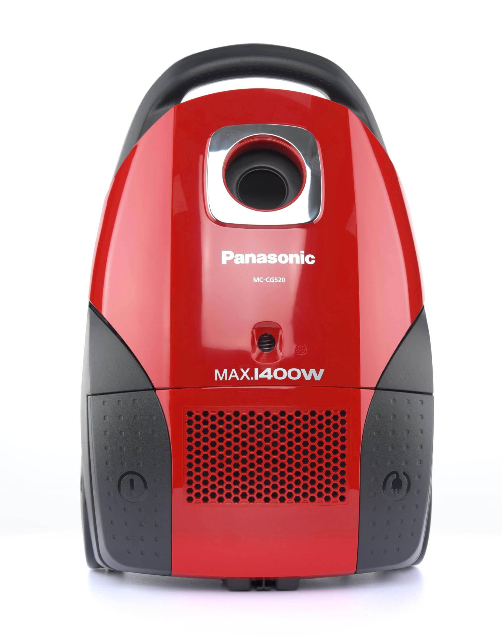 panasonic Panasonic mc-cg520r747 4000 ml 1400W MC-CG520R747, Accessories: No, Bag Type: Cloth, Capacity LWet Dry: No, Capacity Ltr: 4, Color: Red, Control Panel: No, Functions: Vacuum Cleaner, Made In: Malaysia, Power: 1400W, Voltage: AC220-240V; 50HZ, Capacity (Ltr): 4, 400 w, 6