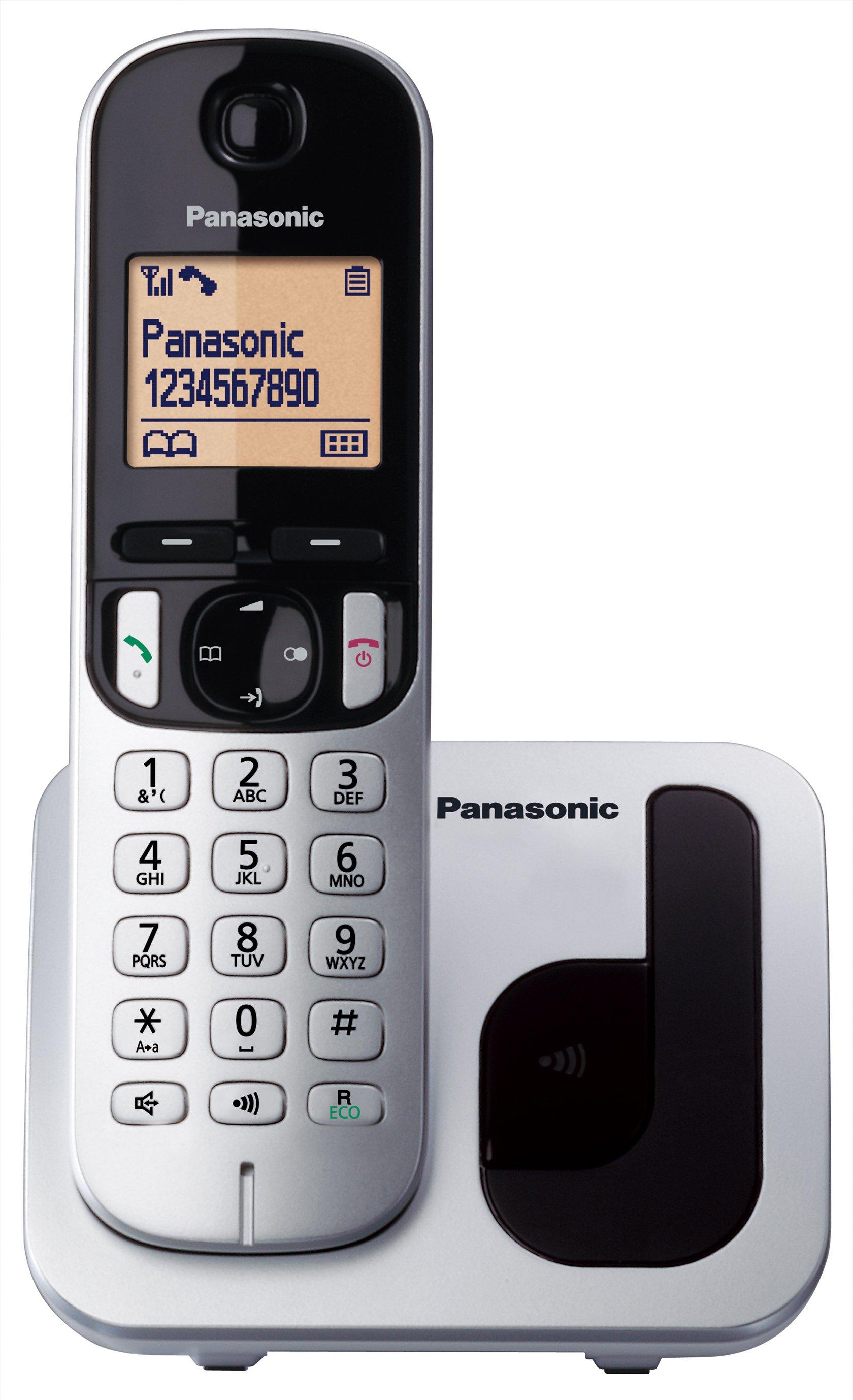 PANASONIC KX-TGC210UES Cordless Telephone, White
