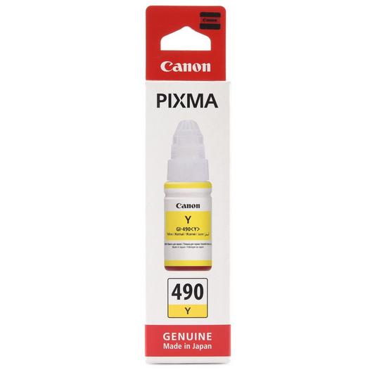 CANON GI-490 Yellow Ink Bottle, 70 ml