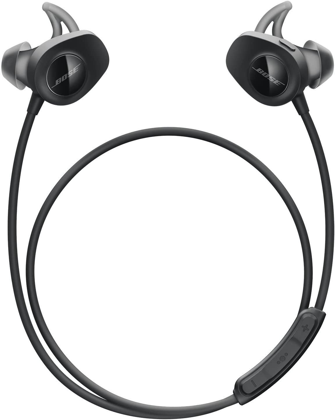 Bose SoundSport Wireless Headphones, In Ear, Microphone, Black eXtra