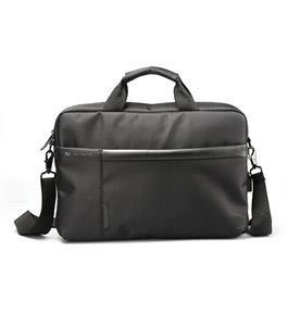 black and white laptop bag