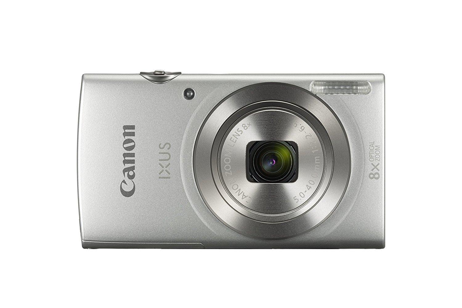 Buy IXUS 185 Silver, 20 MEGA PIXELS, 8X Optical Zoom, HD VIDEO, DIGIC4+ PROCESSOR in Saudi Arabia