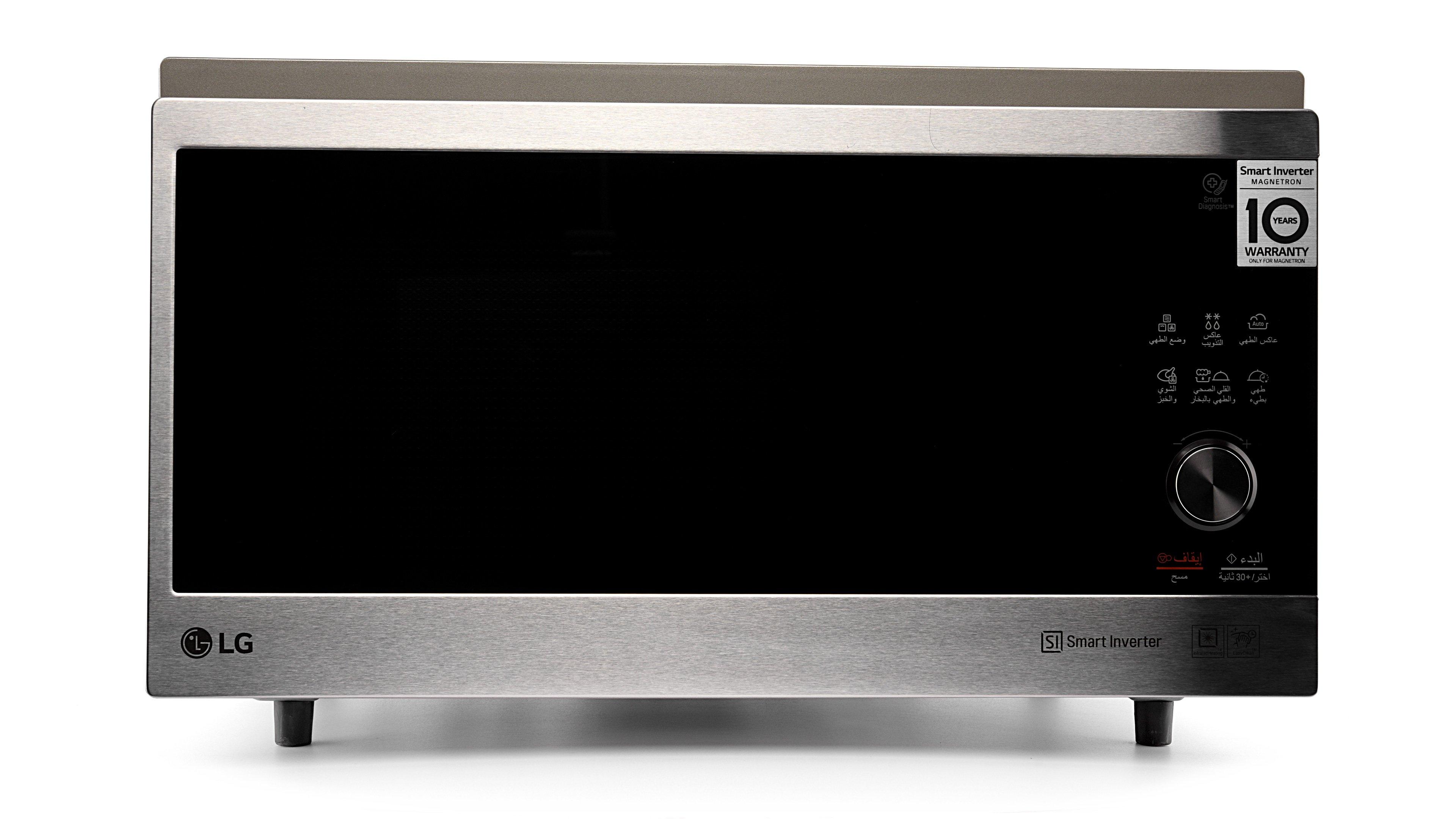 Buy LG Microwave Convection 39L Stainless Steel, Door-STS Black, Healthy Fry in Saudi Arabia