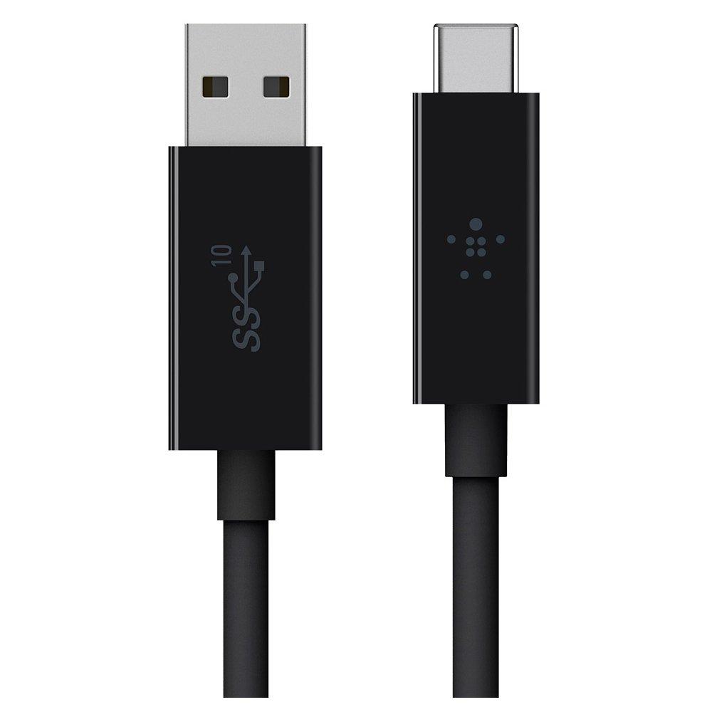 Buy Belkin USB 3.1 - Type C-USB A ( 10Gbps 3 AMP ) 1M - Black - USB-IF Certified in Saudi Arabia