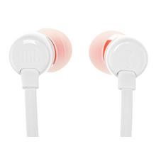 Buy JBL In Ear Headphones PureBass Sound, 1-button remote with microphone, White in Saudi Arabia