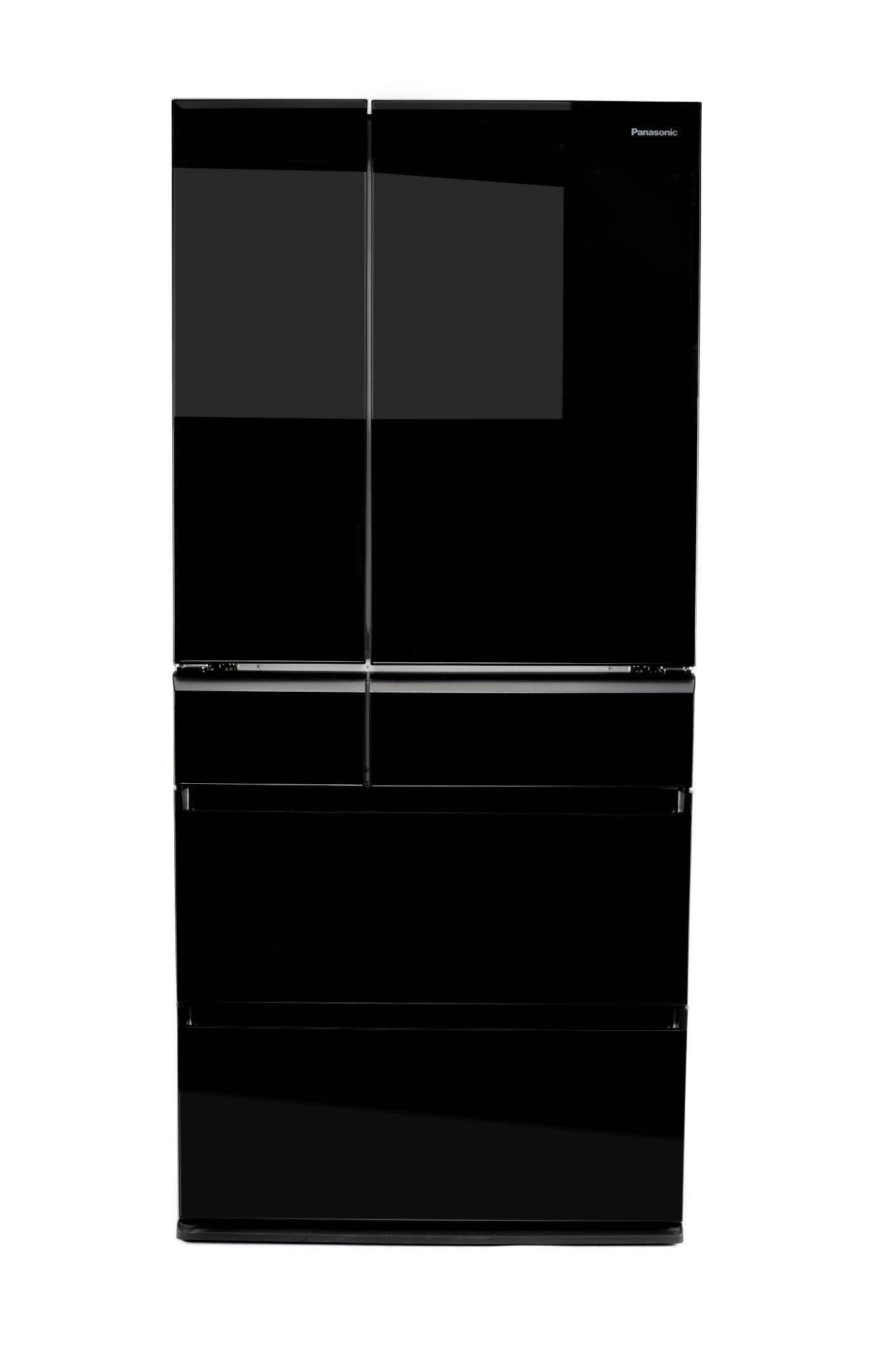 Panasonic black outlet glass fridge