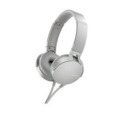 Buy SONY XB550AP Extra Bass Headphones, White in Saudi Arabia