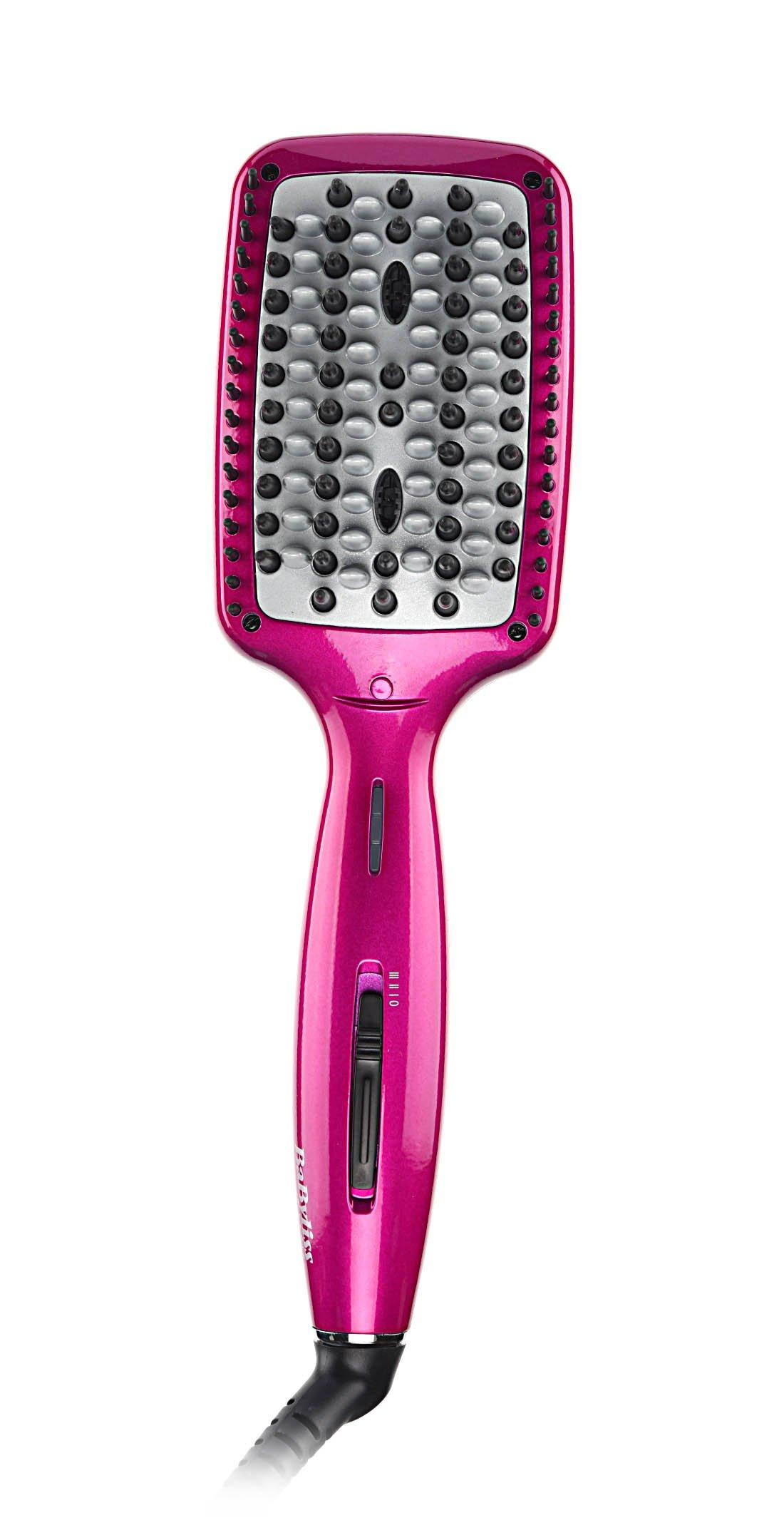 Babyliss Hot Ionic Straighten Brush Eliminates Static Electricity