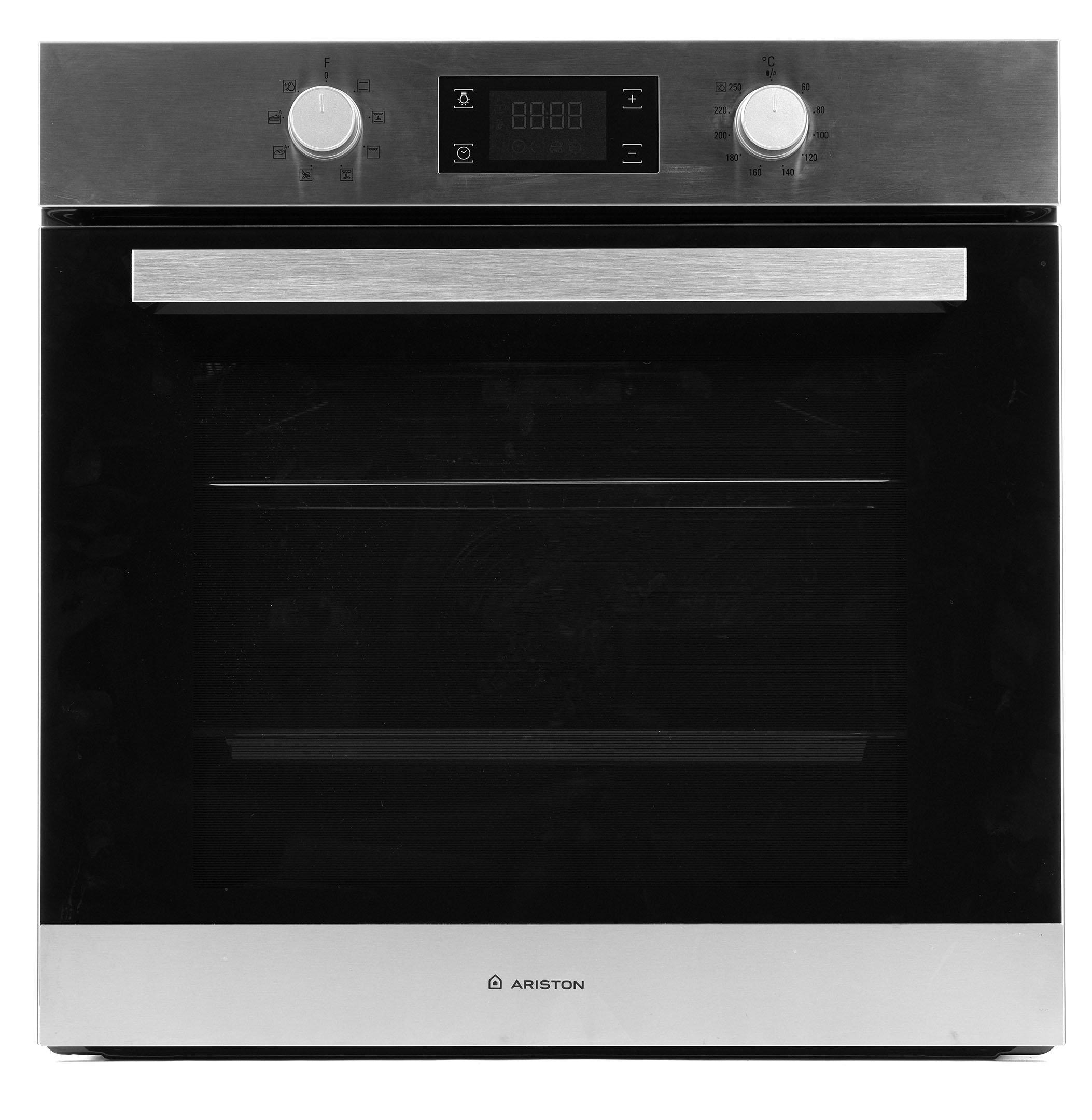 Buy Ariston, Electric oven, 60 CM, 66L, Black/Stainless in Saudi Arabia