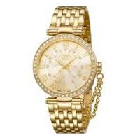 Ferre Milano Ladies Watch Gold Stainless Steel Strap