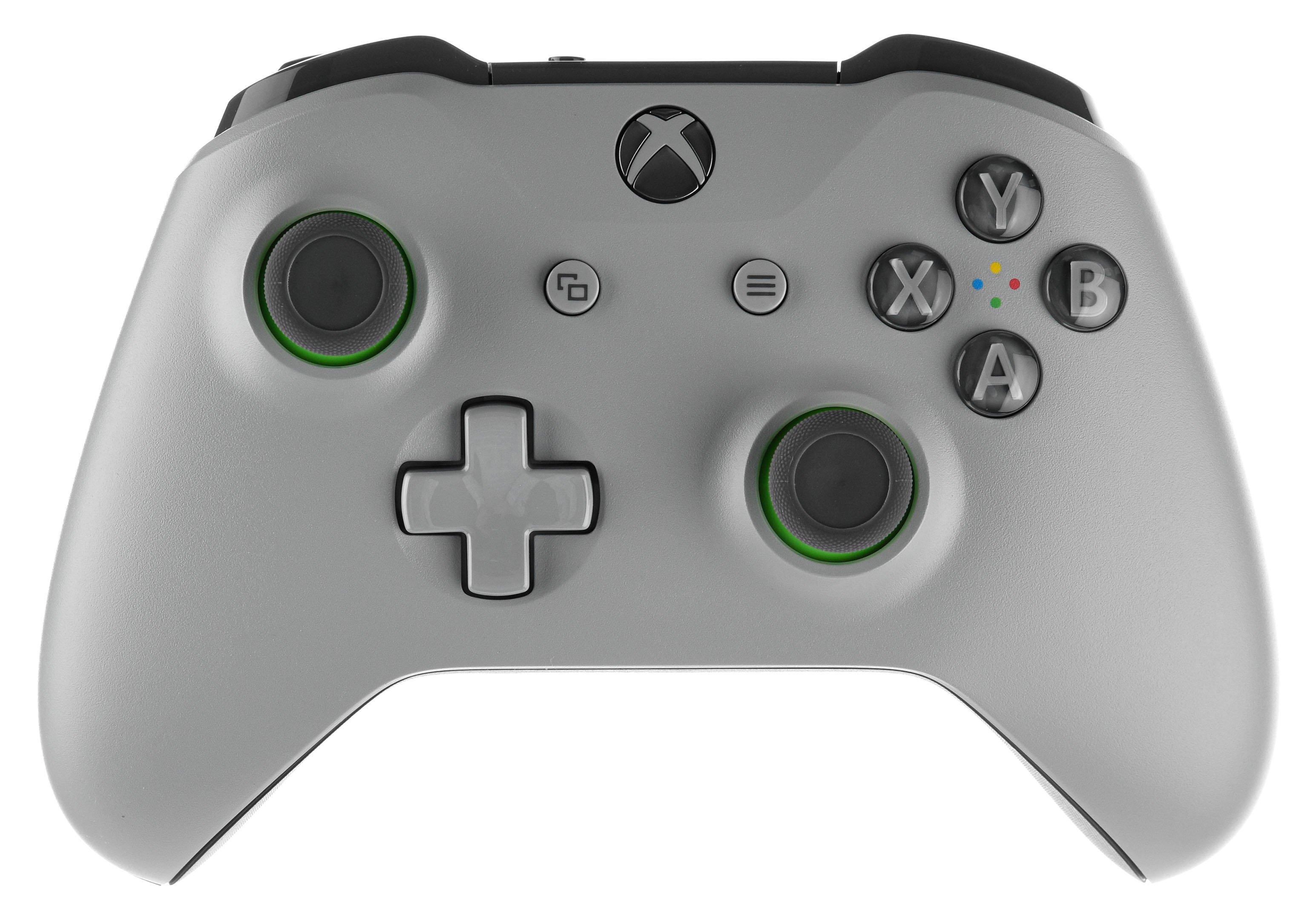 xbox green and grey controller