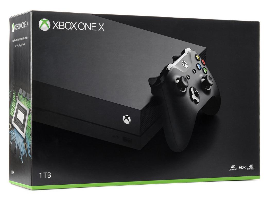 Microsoft Xbox One X, 1TB Black .