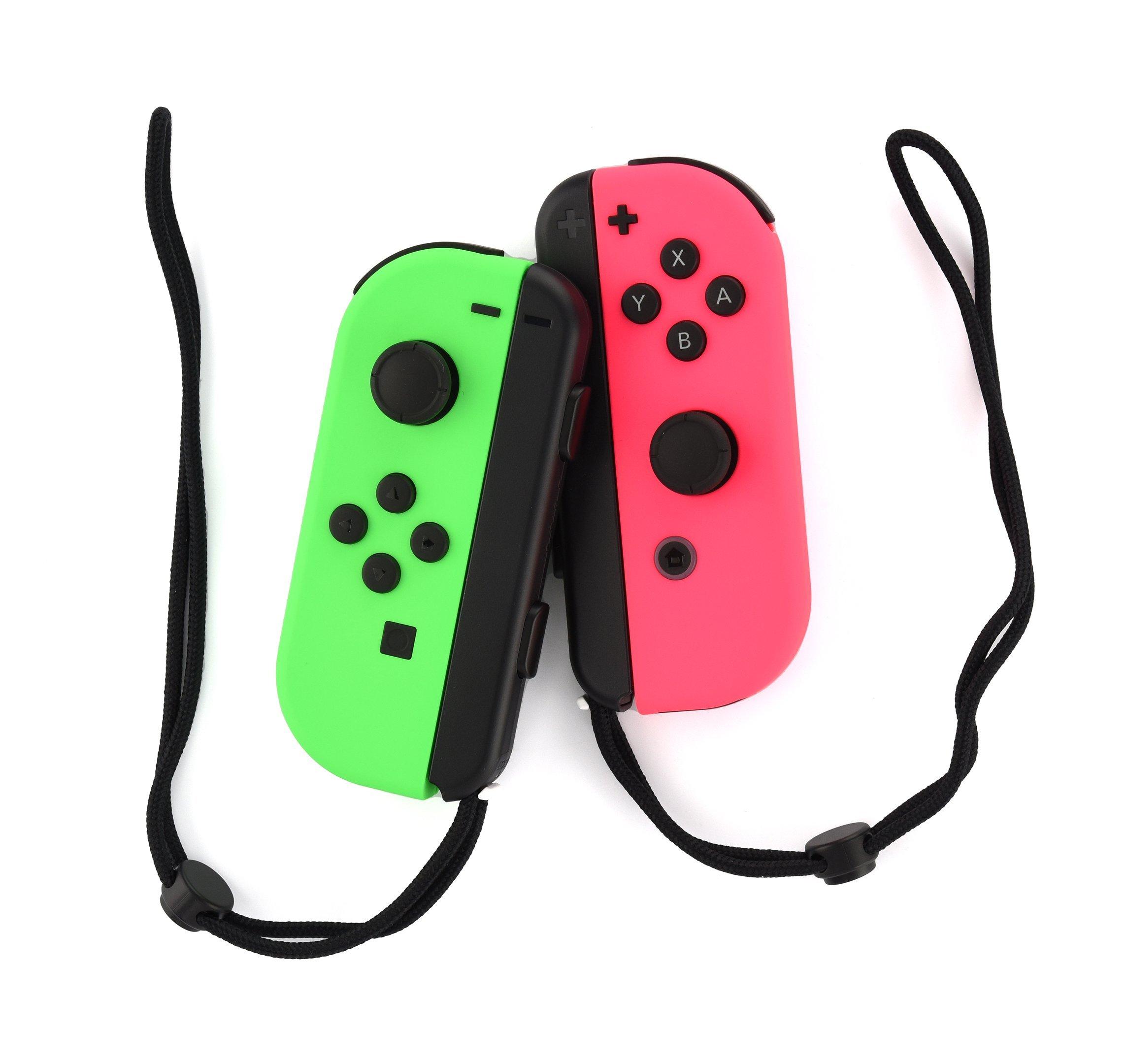 Nintendo Switch Joycon Controller (Grn/pink) eXtra