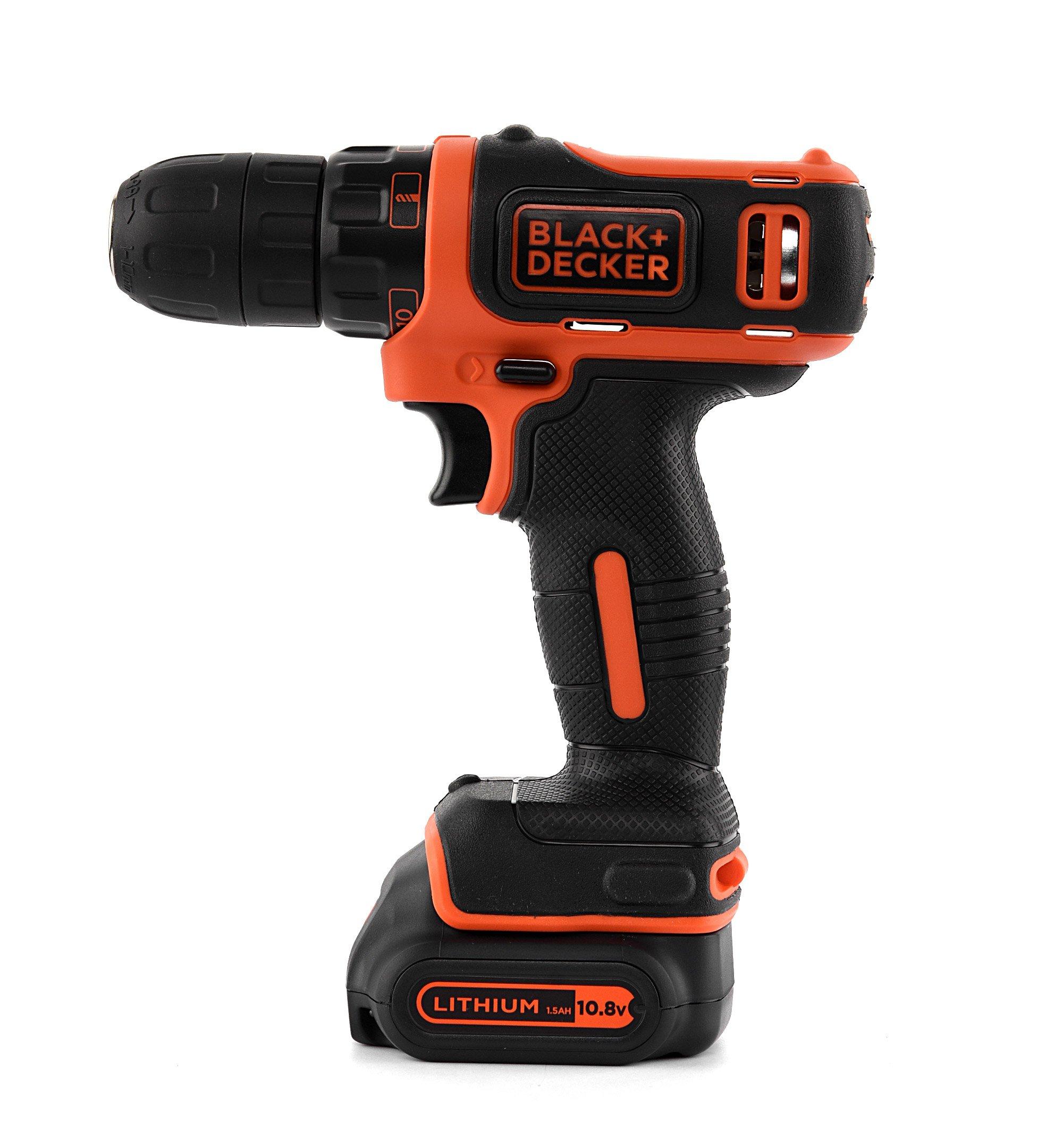 BLACK DECKER 10.8V Compact Drill Driver eXtra
