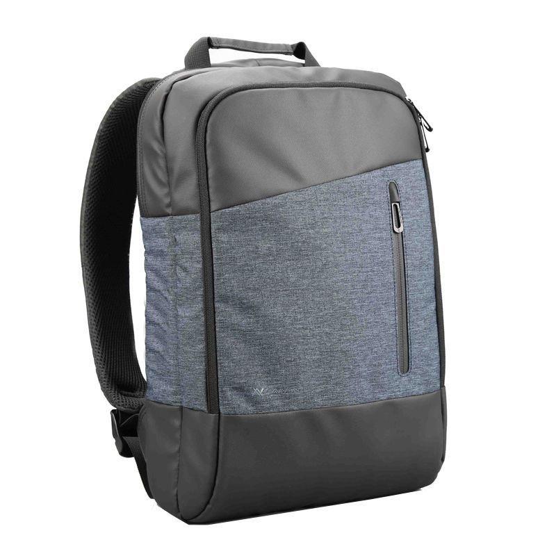 Buy LAVVENTO Discovery Laptop Backpack Bag, Black with Blue in Saudi Arabia