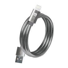 Buy Case logic 1M MFI LTG Chrome Spiral Cable, Black in Saudi Arabia