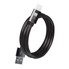 Buy Case logic 1M MFI LTG Chrome Spiral Cable, Black in Saudi Arabia